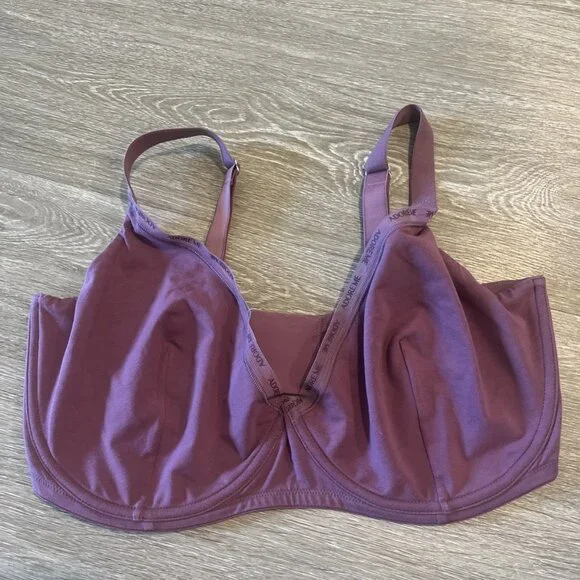 Adore Me 38H Pink Unlined Cotton Underwire Full Coverage Bra - Picture 1 of 4